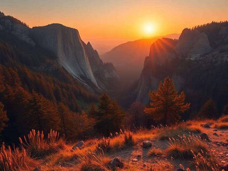 Highly detailed macro photograph of water droplets on a vibrant green leaf, reflecting forest elements