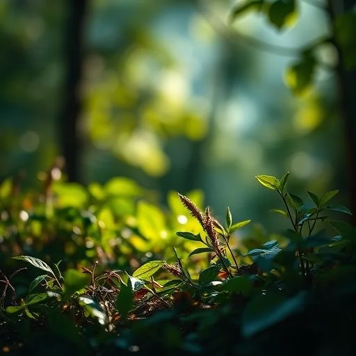 Serene overhead shot of a perfectly still crystalline pond reflecting the sky